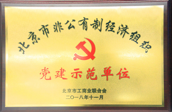 乐冠体育荣获北京市非公有制经济组织“党建示范单位”“党员驿站示范点”称号